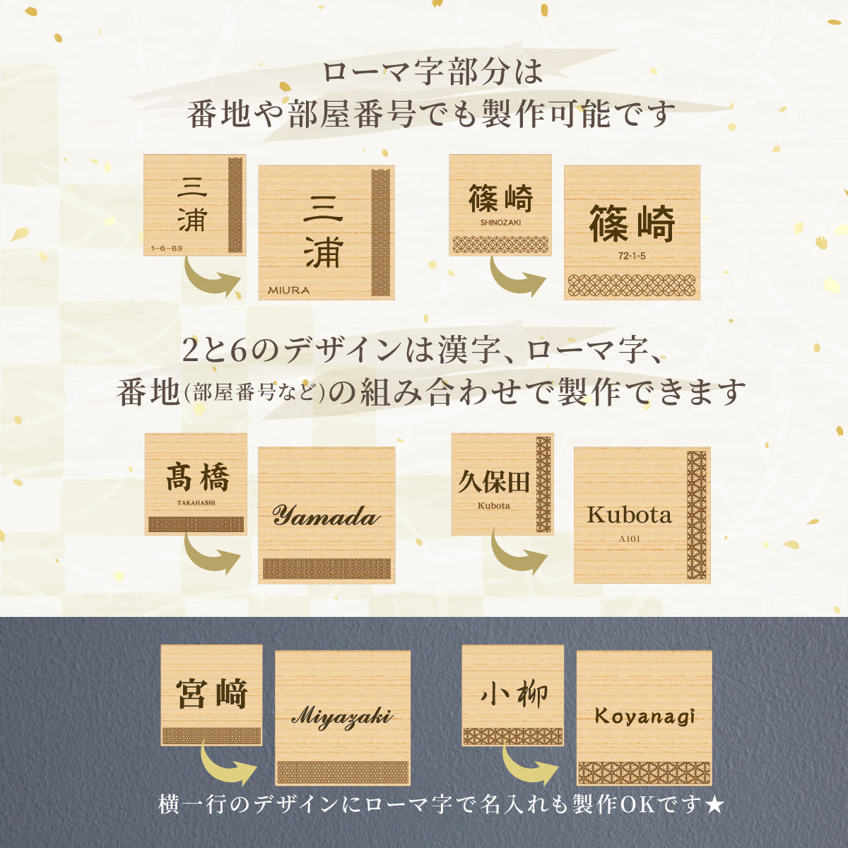 風水 表札 木製 銘木 奈良県産檜(ひのき)【現代の名工 監修】吉野桧 開運 天然木 木製表札 縁起の良いデザイン ヒノキ おしゃれ 和風 モダン 会社 戸建 玄関 門柱 伝統的 純和風 マンション オシャレ 運気を呼び込む オーダーメイド 正方形 四角 (配送4)