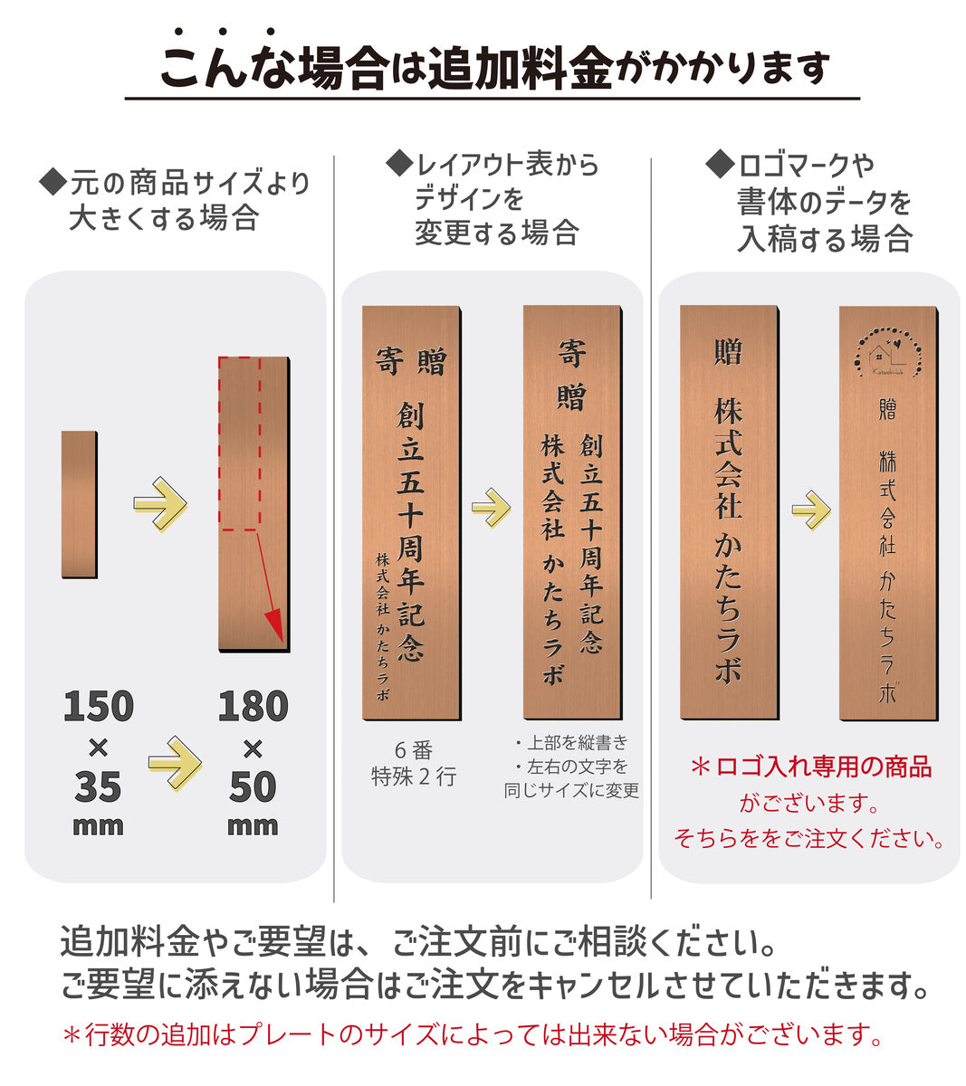 寄贈プレート 縦型 LL 450×120 銅板風 ブロンズ 大きい 表題 題名 名入れ プレート ネームプレート 卒業 卒園 記念品 寄贈品 額縁 オーダー おしゃれ 文字 メッセージ ロゴ 彫刻 刻印 ギフト プレゼント タイトル 見出し 標題 シール式 銅 レーザー彫刻 アクリル製 (配送4)