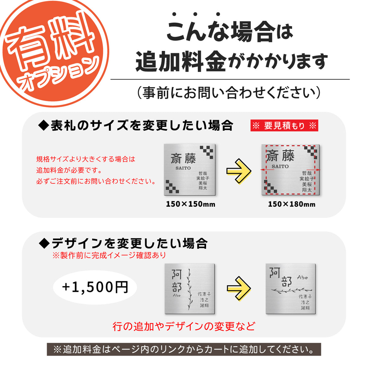表札 家族 名前 家族全員の名前が入る【選べるデザイン】SS-LL シルバー ゴールド ブロンズ 木目調 連名 家族名 ポスト 戸建 家族表札 ネームプレート 門柱 外壁 軽くて丈夫 屋外対応 シール式 (配送2)