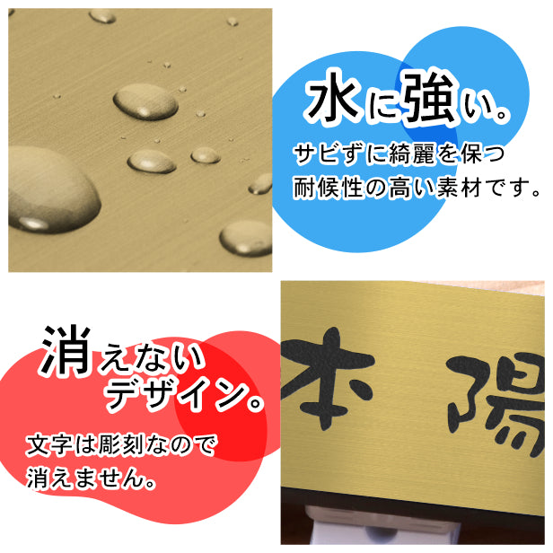 名札 ネームプレート ピン クリップ 真鍮風 ゴールド 角が丸くておしゃれ 名入れ 文字刻印無料 オーダー 会社 学校 病院 薬局 クリニック 美容室 ネイルサロン ブライダル 飲食店 カフェ お店 事務 イベント 白衣 金 アクリル製 (配送1)