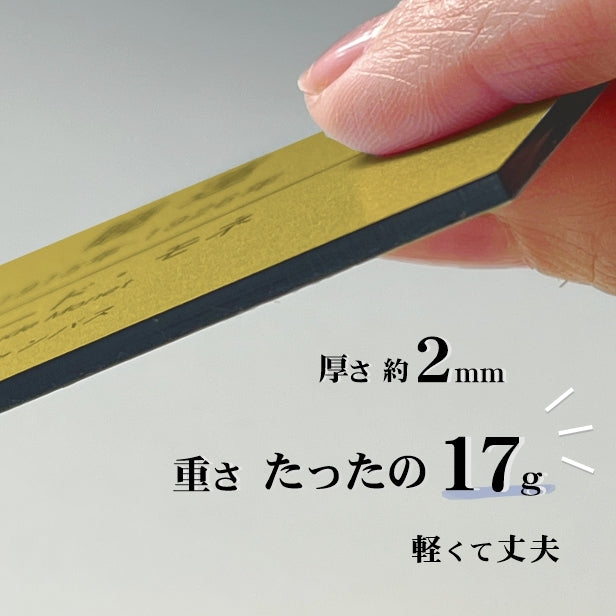 【刻印無料】キャプションボード 100×60mm【小さめ】5行用 真鍮風 ゴールド 額縁プレート 題名 美術館 個展 展示会 ギャラリー アート 絵画 額 作品 タイトル名 製作物 展示物 おしゃれ 貼るだけシール式 金 文字は消えない彫刻 軽くて丈夫な日本製 (配送2)