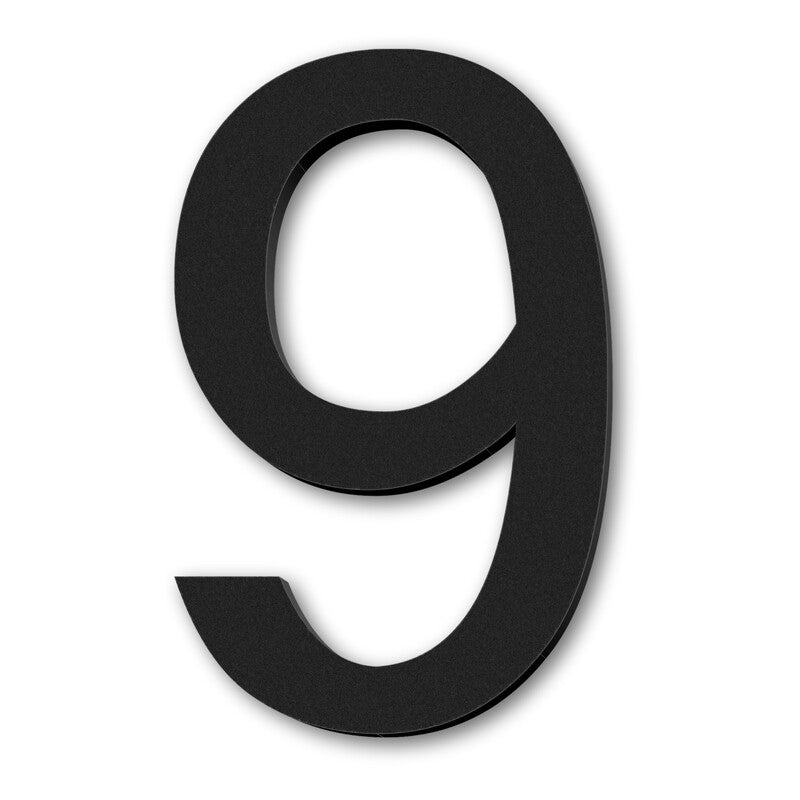 階数表示 選べる 2色 フロアサイン ブラック ホワイト 黒 白 ゴシック体 単品 数字 番号 ナンバー 階数標示 サインプレート 切文字 フロアプレート 階段 表示 標識 標示 階数表示板 屋外対応 アクリル製 マット 艶消し 簡単貼るだけシール式 (配送2)