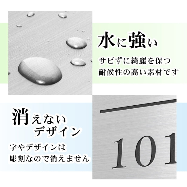 フロア案内板 ステンレス調 300×200 S 名入れ無料 校正付き シルバー ビルやテナントのサインボード オフィスや事務所のインフォメーションサイン エレベーターやマンションのエントランスにも 屋外対応の軽くて丈夫で錆びないアクリル製 レーザー彫刻 銀 (配送4)