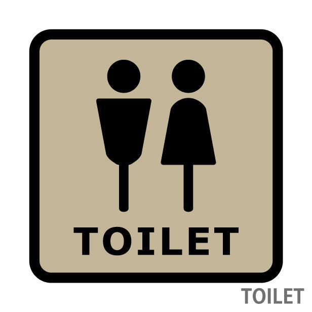 トイレサイン ドアサイン ピクトサイン ステッカー シール ブルックリン 標識 TOILET ウォールステッカー 洗面所 ドア トイレマーク おしゃれ ピクトグラム サインプレート MEN WOMEN 車いす 化粧室 お手洗い カラー ピクトサインステッカー 扉 (配送2)