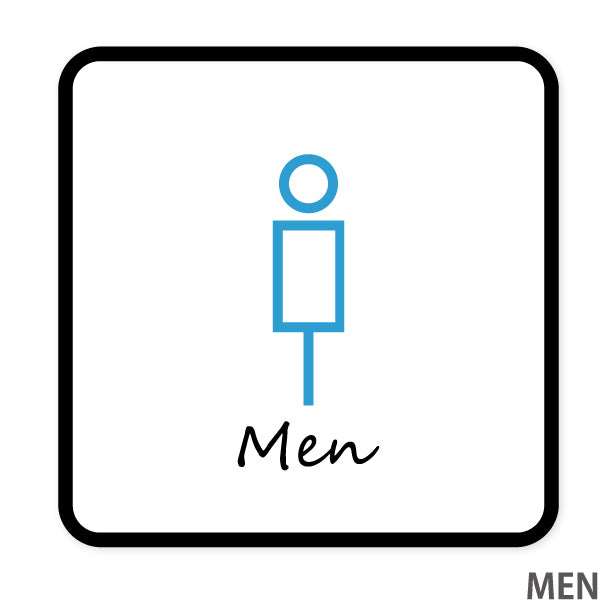 トイレサイン トイレマーク ステッカー シール ジェンダーフリー 標識 TOILET ドア おしゃれ サインプレート MEN WOMEN 車いす 化粧室 お手洗い カラー LGBTQ ピクトサインステッカー 扉 (配送2)