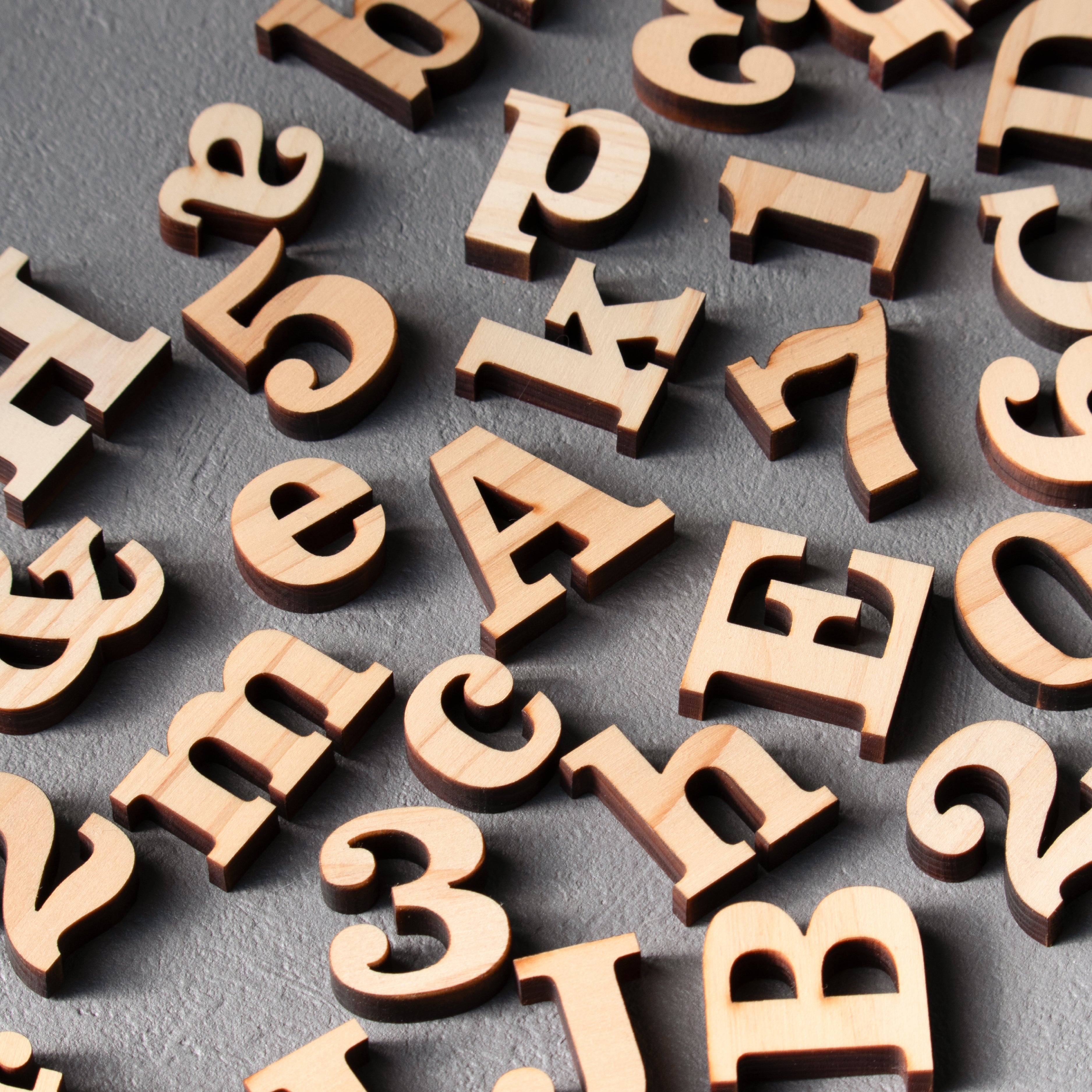 アルファベット文字オブジェ