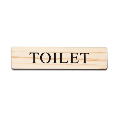 木製 ドアプレート サイン [TOILET PRIVATE STAFF ONLY OFFICE W.C GENTS LADIES NO SMOKING VIP ROOM REST ROOM GUEST ROOM BATH ROOM] トイレ プライベート 木 サインプレート ドアサイン 表示サイン トイレマーク ルームプレート マーク 業務用 店舗用 ナチュラル 国産ひのき ヒノキ シール 両面テープ付き (配送2)