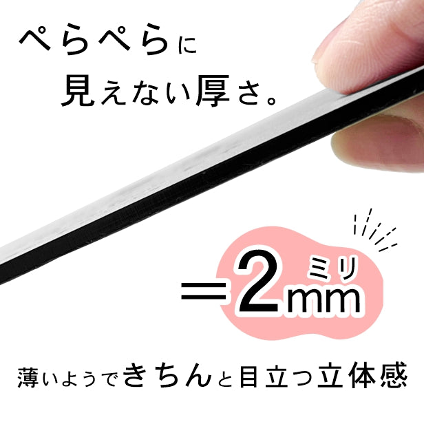 表札 ステンレス調 180×180 LL シルバー マンション ポスト 戸建 名前