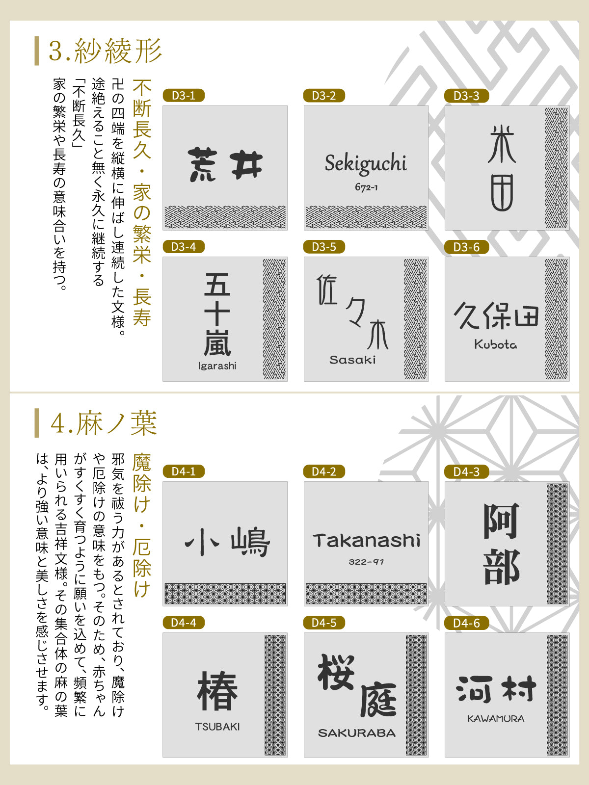 表札 風水 プレート おしゃれ 開運 SS-LL シルバー ゴールド ブロンズ ステンレス調 黄綬褒章 現代の名工 縁起の良い表札 運気UP 和 ポスト ドア 門柱 錆びないアクリル製 正方形 四角 真鍮風 銅板風  屋外対応 日本製 防水 シール式 (配送2)