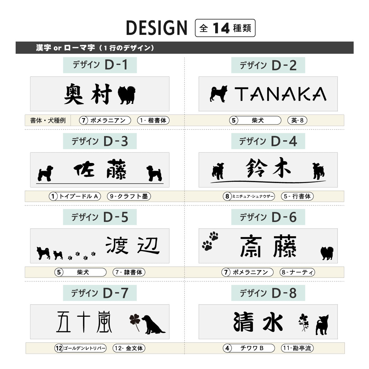 表札 犬【選べる犬種】S-L シルバー ゴールド ブロンズ 木目調トイプードル チワワ ダックスフント 柴犬 ポメラニアン シュナウザー ヨークシャテリア シーズー フレンチブル コーギー パグ いぬ  ステンレス調 真鍮風 銅板風 おしゃれ かわいい 日本製 シール式 (配送2)