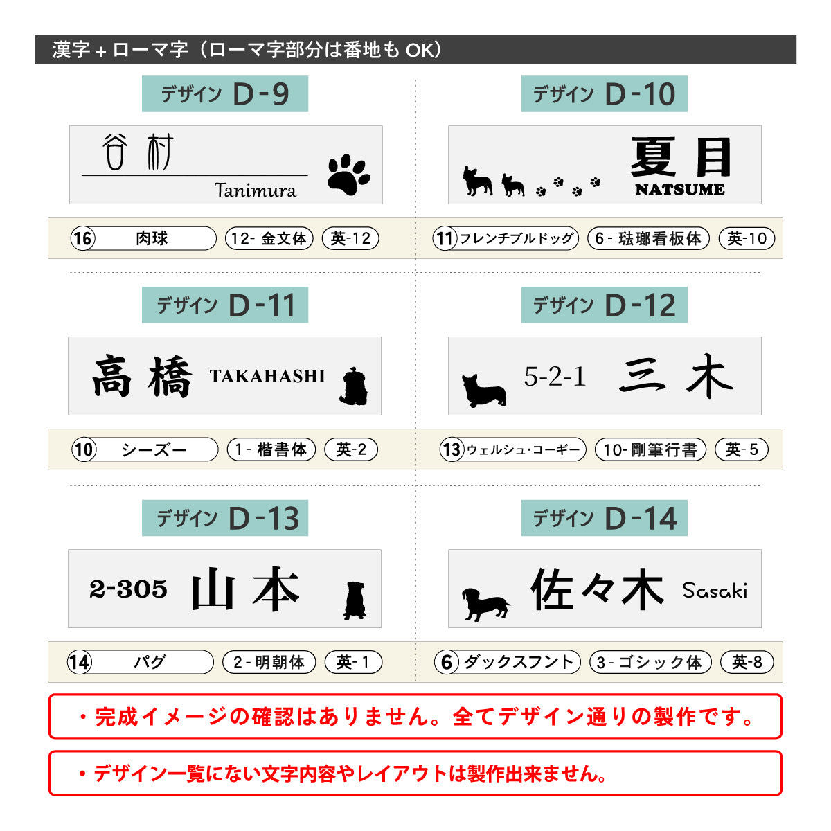 表札 犬 プレート マグネット【選べる犬種】S-L 4色 トイプードル チワワ ダックス 柴犬 ポメ シュナ ヨーク シーズー フレンチブル コーギー パグ ゴールデン マルチーズ いぬ ステンレス調 木目 日本製 旧字 アクリル 屋外 ポスト 番地 シール式 (配送2)