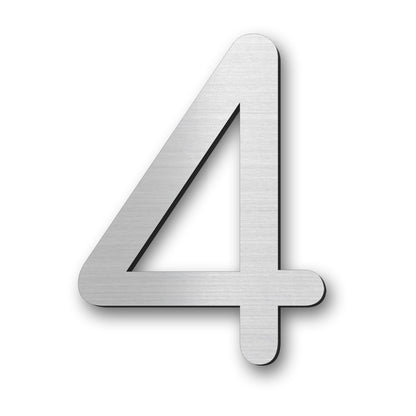 階数表示 選べる 3色 シルバー ゴールド ブロンズ 丸ゴシック体 金属調 アクリル製 サインプレート 数字 切文字 フロアナンバー フロアサイン フロアプレート 階段 表示 階数表示板 銀 金 銅 プレート (配送2)