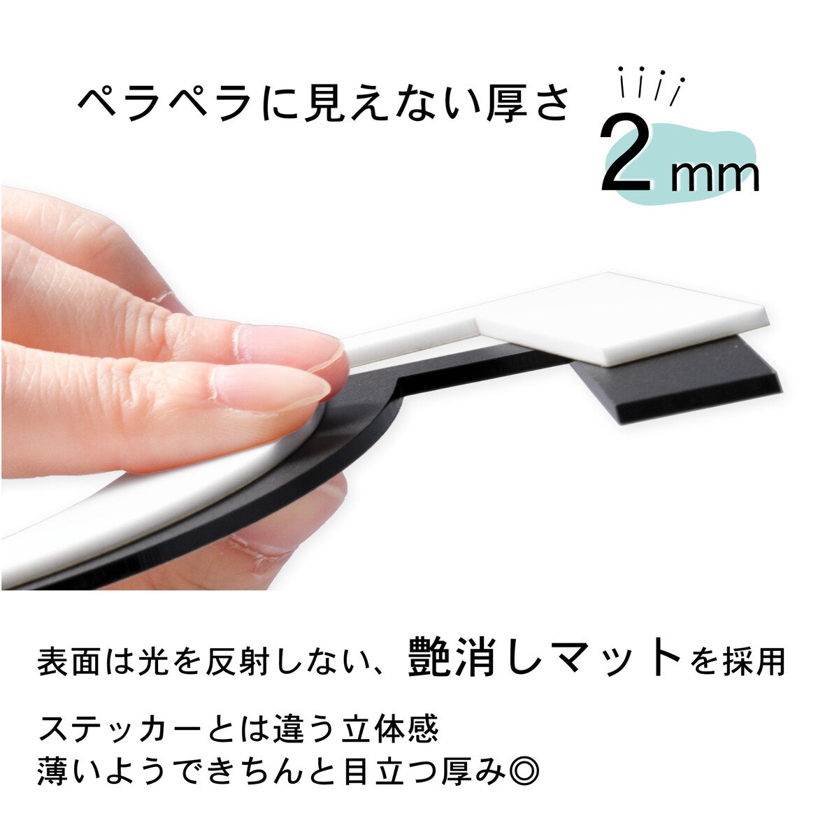 【楽天１位】【～12:00注文で当日発送】階数表示板 階段 数字 15cm サイン 階数表示 プレート ブラック ホワイト 黒 白 タイムズニューローマン メーカー 立体 ステッカー 切り文字 ビル 屋上 軽くて丈夫 屋外対応 日本製 貼るだけ シール式 (配送2)