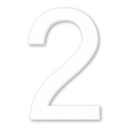 階数表示  選べる 2色 フロアサイン ブラック ホワイト 黒 白 ゴシック体 単品 数字 番号 ナンバー 階数標示 サインプレート 切文字 フロアプレート 階段 表示 標識 標示 階数表示板 屋外対応 アクリル製 マット 艶消し 簡単貼るだけシール式 (配送2)