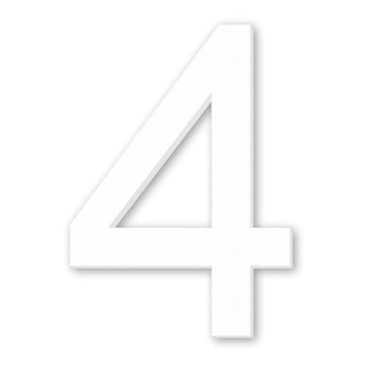 階数表示  選べる 2色 フロアサイン ブラック ホワイト 黒 白 ゴシック体 単品 数字 番号 ナンバー 階数標示 サインプレート 切文字 フロアプレート 階段 表示 標識 標示 階数表示板 屋外対応 アクリル製 マット 艶消し 簡単貼るだけシール式 (配送2)