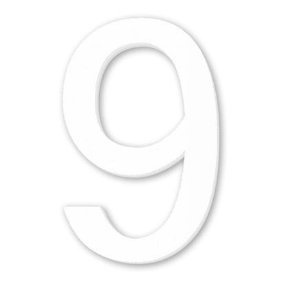 階数表示  選べる 2色 フロアサイン ブラック ホワイト 黒 白 ゴシック体 単品 数字 番号 ナンバー 階数標示 サインプレート 切文字 フロアプレート 階段 表示 標識 標示 階数表示板 屋外対応 アクリル製 マット 艶消し 簡単貼るだけシール式 (配送2)