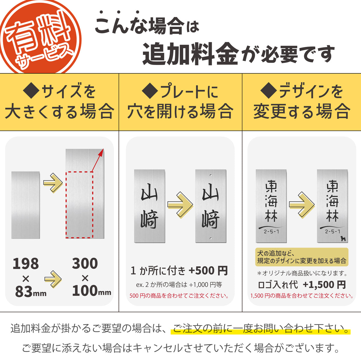 表札 リニューアル 縦 たて プレート ステッカー シール 金属調 シルバー ステンレス調 ゴールド 真鍮風 ブロンズ 銅板風 名入れ無料 古い表札 外壁 石の表札 門柱 中古住宅のリフォームやリノベーションに 屋外対応 アクリル 日本製  (配送2)