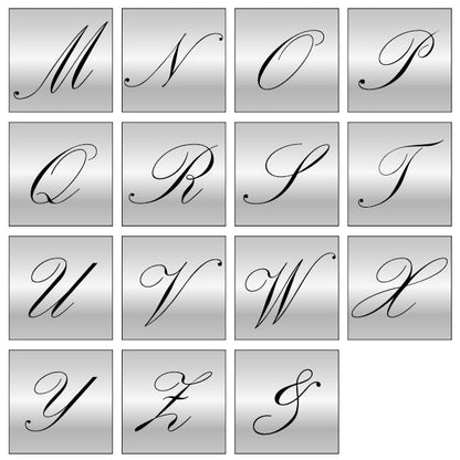アートパネル art panel【I】モダン おしゃれ 壁掛け イニシャル アルファベット アートボード 金属風 art board インテリア ステンレス調 シルバー 銀 軽くて丈夫 アクリル製 正方形 筆記体 ピンフック対応 wall hanging 簡単取付 日本製 宅配便(配送4)