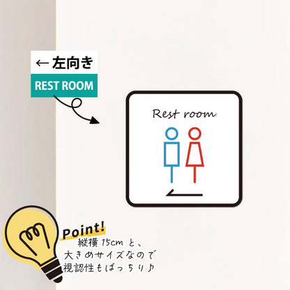 トイレサイン ドアサイン ピクトサイン ステッカー シール ジェンダーフリー 標識 TOILET ウォールステッカー 洗面所 ドア トイレマーク おしゃれ ピクトグラム サインプレート MEN WOMEN 車いす 化粧室 お手洗い カラー LGBTQ ピクトサインステッカー 扉 (配送2)
