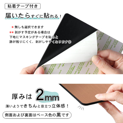 階数表示 ステンレス調 アクリル製 150角 銅板風 ブロンズ タイムズニューローマン サインプレート 数字 フロアサイン フロアプレート 階段 表示 階数表示板 銅 切文字 プレート (配送2)